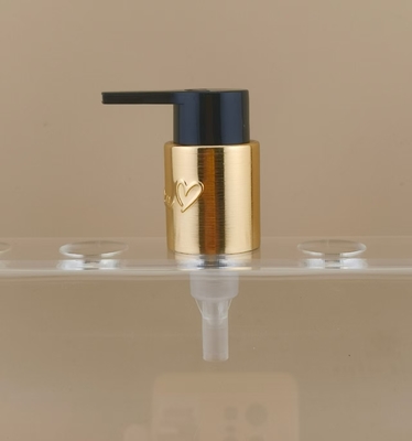 Pompa di crema nera e dorata con stampa K702-1 per bottiglie cosmetiche