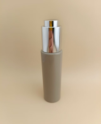 Delicato design marrone liscio rotondo lungo bottiglia gocciolante K-GBL30 per essenza