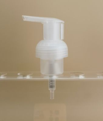 Design delicato con pompa in plastica trasparente per flaconi di shampoo