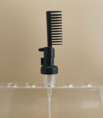 Pompa di schiuma di plastica nera per lacca per capelli