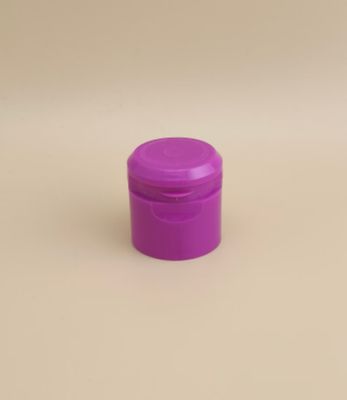 Bel design, tappo rotondo liscio in plastica viola per flaconi cosmetici