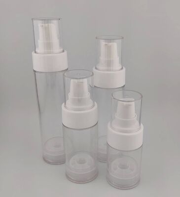 Bottiglia airless vuota portatile con pompa per lozione rosa per cosmetici