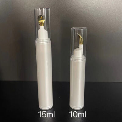 10 ml 15 ml Mini Pompa senza aria Bottiglia PP Plastic Eye Serum Crema senza aria Bottiglia