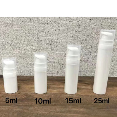 5ml 10ml 15ml 20ml Bottiglia senza aria Crema Bottiglia di plastica vuota Crema senza aria