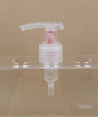 Pompa per lozione trasparente sinistra-destra per crema