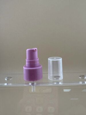 Pompa per il trattamento delle lozioni con mezzo tappo con imballaggio per cosmetici viola 20/410 Pompa crema