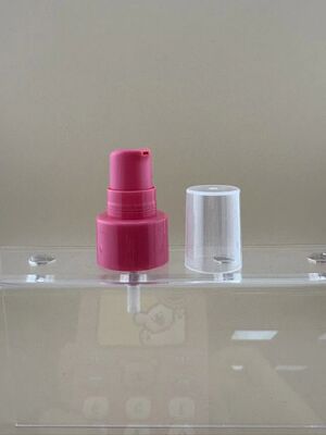 Pompa di trattamento di crema per lozioni cosmetiche rosa 20/410 per la cura della pelle Bottiglia di vetro di olio essenziale