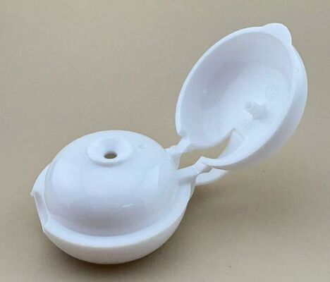 Tappo della bottiglia cosmetica bianco 28 mm Tappo della bottiglia di plastica rotonda per il liquido per il lavaggio a mano