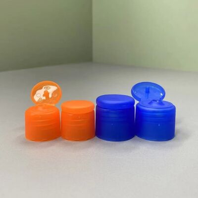 Plastico PP Matte 24/410 Detergente a vite Flip Top Cap Liquid Shampoo Flascia