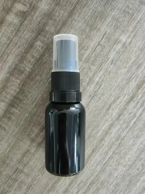 Pompa spruzzatore antimanomissione da 15 ml 30 ml 50 ml 100 ml con bottiglia di vetro nero