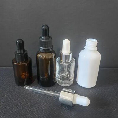 Ingrosso Olio Corporeo in Vetro Ambrato Cosmetico Vuoto 15ml 20ml 30ml Bottiglia a gocce