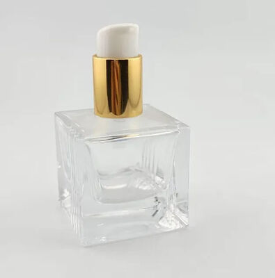 Bottiglia di profumo in vetro per imballaggio cosmetico personalizzato con spruzzatore a pompa