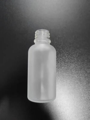 Flacone per imballaggio cosmetico di lusso Flacone contagocce in vetro da 15 ml 30 ml 50 ml Bottiglie satinate