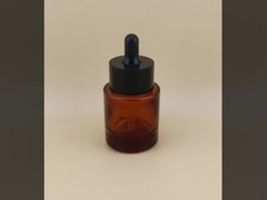 Concepimento delicato Bottiglia per gocciolante di vetro piccolo marrone per essenza facciale