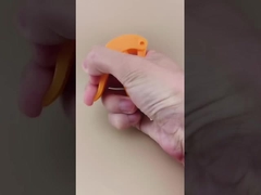 Mini spruzzatore a trigger K601-1 di plastica arancione per parrucchieri