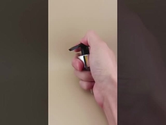 Pompa di lozione nera e argentea K204-3 per la cura della pelle Certificato ISO9001/ISO14001