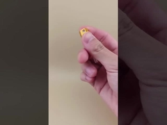 Buttone di alluminio giallo spruzzatore di crimp fine grande alloggiamento K402-1 per profumo