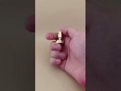 Buttone di alluminio d'oro spruzzatore di crimp fine grande alloggiamento K402-1 per profumo