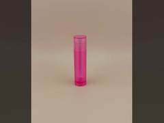 Piccolo e liscio imballaggio trasparente per balsamo labbra rosa per rossetti