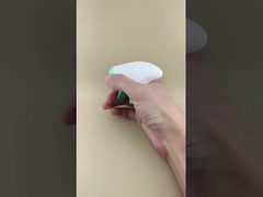 Spruzzatore a grilletto semplice CRC Possibile Bianco e Ciano K107 per flaconi cosmetici