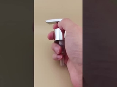 Pompa dosatrice in plastica argentata per lozioni K1104 per bottiglie