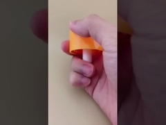 La pompa per le unghie arancione K801-2 con molla all'interno del grilletto in plastica