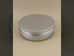 Customised CRC Possible Big Silver Aluminum Case con cappuccio a vite per cosmetici