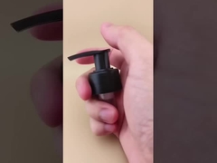 Pompa dosatrice a vite con scanalature nere sabbiate K201-9 per flaconi per la cura della pelle