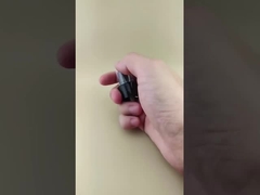 Pompa per crema in plastica nera certificata K701-1 per flaconi cosmetici