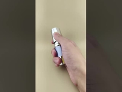 Nuovo design di una bottiglia a pompa blu senza aria per profumi e creme