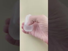 Bottiglia di vetro trasparente per fondazione