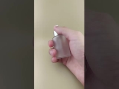 Nuovo design flacone contagocce rigato trasparente K-GBL30 per essenze