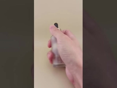 Nuovo design flacone contagocce rotondo trasparente opaco per lozione