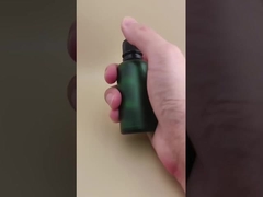 Design delicato flacone contagocce verde scuro trasparente per essenze