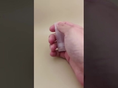 Imballaggio di balsamo per labbra trasparente a piccola ellisse per rossetti