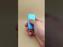 Imballaggio blu piatto e liscio per rossetti