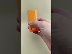 Confezione per balsamo labbra liscio arancione per rossetti