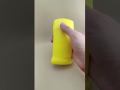 Balsamo per labbra giallo grande liscio imballaggio 2309 per rossetti