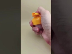 Design delicato pompa in schiuma arancione in plastica per flaconi di shampoo