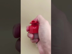 Pompa di schiuma di plastica rossa di design delicato per bottiglie di shampoo