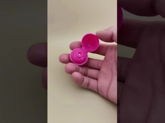 Coperchio sferico piccolo e liscio in plastica Rose per flaconi cosmetici