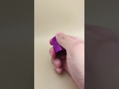 Bel design, tappo rotondo liscio in plastica viola per flaconi cosmetici