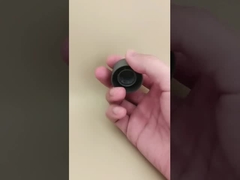 Tappo opaco liscio in plastica grigia per flaconi cosmetici