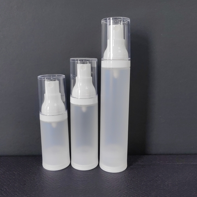 Dispenser a controllo vuoto in PP ABS AS in bianco nero trasparente