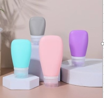 Proof Leak Portable Shampoo vuoto taglia di viaggio bottiglie di silicone contenitore di crema