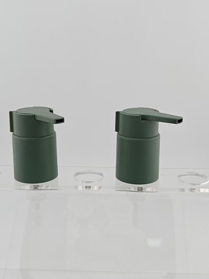 28/410 Pompa di lozione per bottiglia a grappolo di plastica verde opaco