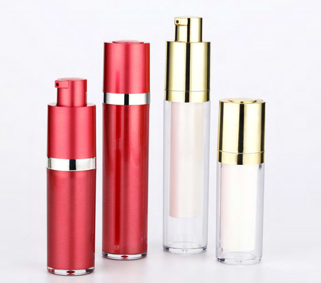 Plastic PP vuoto 10ml 15ml Cosmetico senza aria Pompa Lozione Siero Bottiglia
