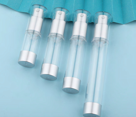 15 ml Bottine di pompa senza aria ghiacciate Pompa di lozione di plastica Contenitore di viaggio a vuoto