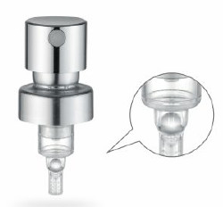 ODM K403 Pompa per profumi di nebbia fine spruzzatrice 0,10cc di alluminio colore argento