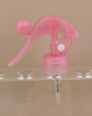 Spruzzatore K604-1 per parrucchieri in mini-trigger in plastica rosa trasparente personalizzato